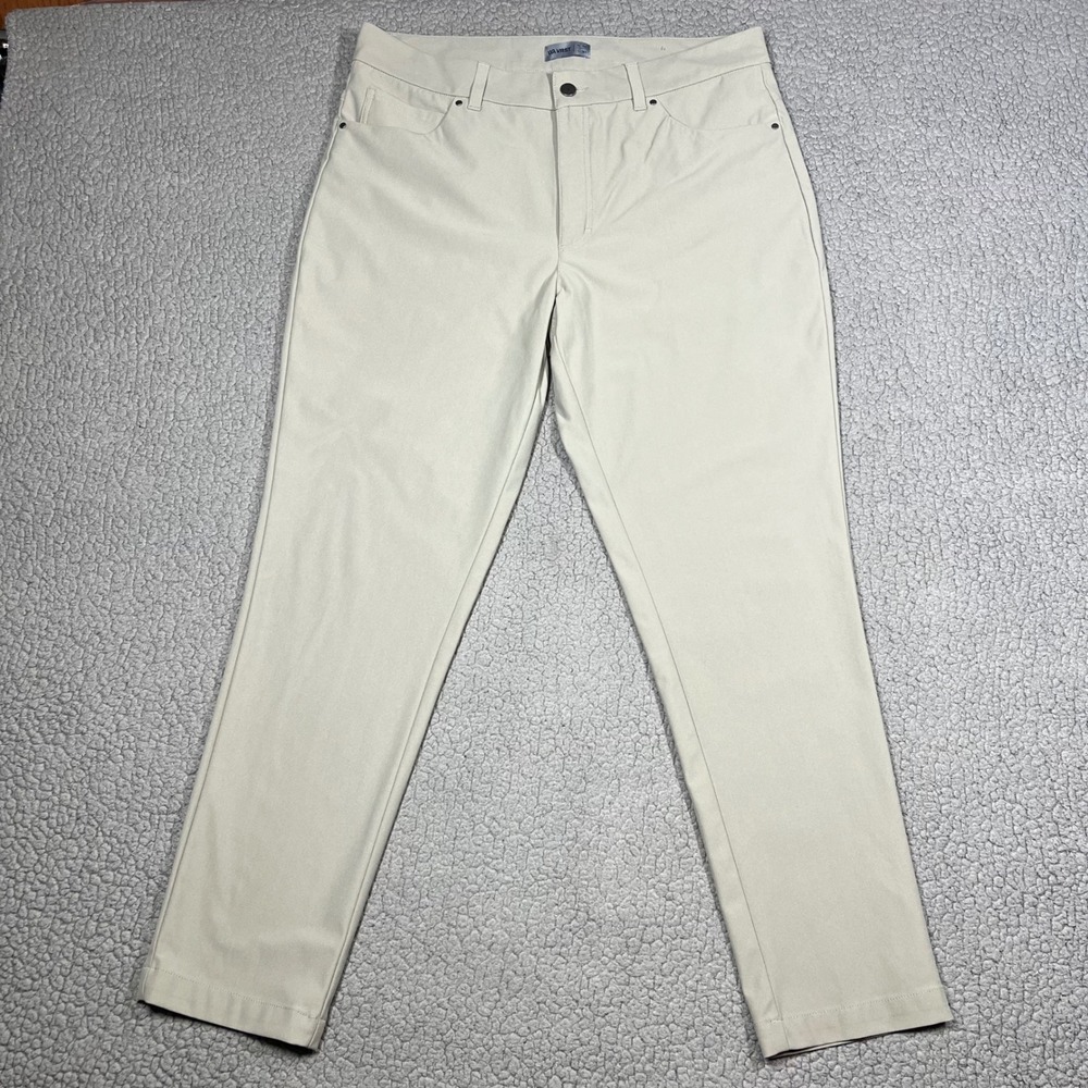 VRST Golf Pants Men 36x30 Performance Stretch Chino Khaki Tan Gorpcore